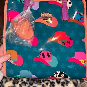 Colorful Cowboy Hat Tote Bag